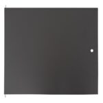 Full metal door for wall-mounted cabinet without lock 600x12U securityNET