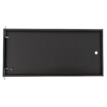 Full metal door for wall-mounted cabinet without lock 600x6U securityNET