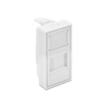 Adapter 1xRJ45 22,5×45 do modułów keystone