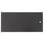 Full metal door for wall-mounted cabinet without lock 600x6U securityNET
