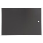 Full metal door for wall-mounted cabinet without lock 600x9U securityNET