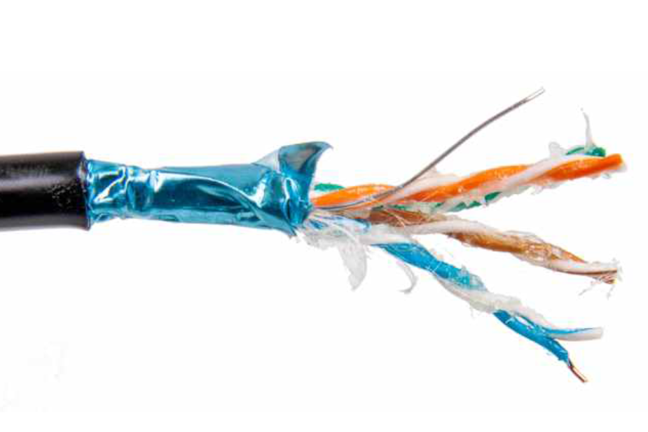 securityNET F/UTP cable category 5e PE outdoor gel-filled 500m
