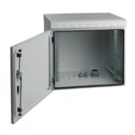 19-inch 16U 600x450mm IP55 grey securityNET wall-mounted rack cabinet