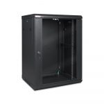 19-inch 12U 600x450x637 securityNET wall-mounted rack cabinet