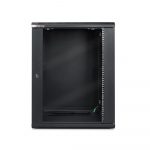 19-inch 12U 600x450x637 securityNET wall-mounted rack cabinet