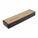 Category 5e 19-inch 1U 24xRJ45 UTP Patch Panel black with cable-mounting bracket