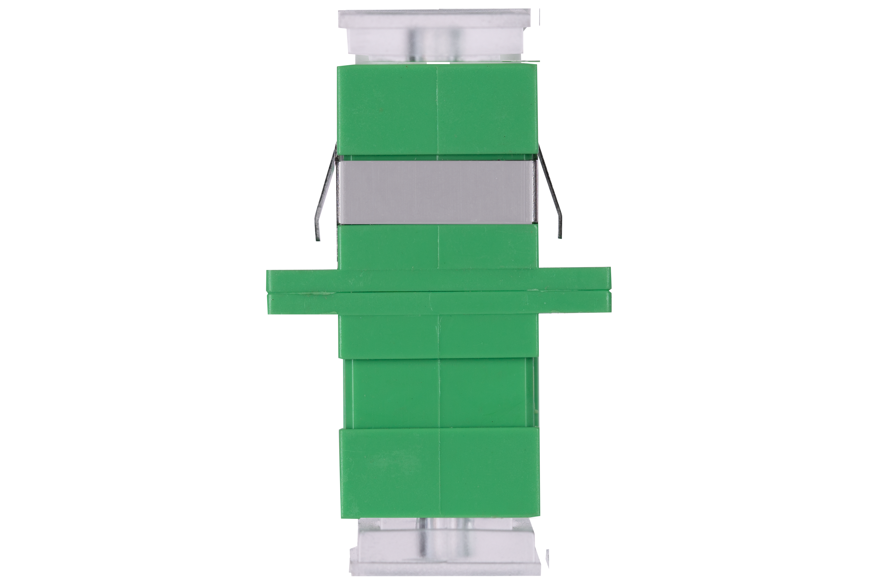 Wall Outlet allows mounting of 2xSC simplex/LC duplex
