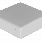 Wall Outlet allows mounting of 2xSC simplex/LC duplex