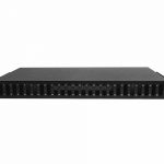 19″ 1U fiber optic distribution panel, 24x SC duplex, slide version, empty