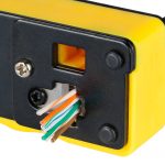 Crimping tool for BW and EZ RJ45 pass-through plugs