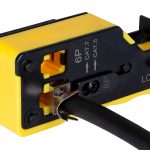 Crimping tool for BW and EZ RJ45 pass-through plugs
