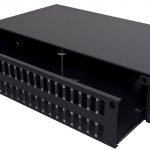 819″ 2U fiber optic distribution panel, 72x SC duplex, slide version, empty