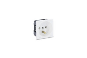 Gniazdo elektryczne bez blokady 230V białe